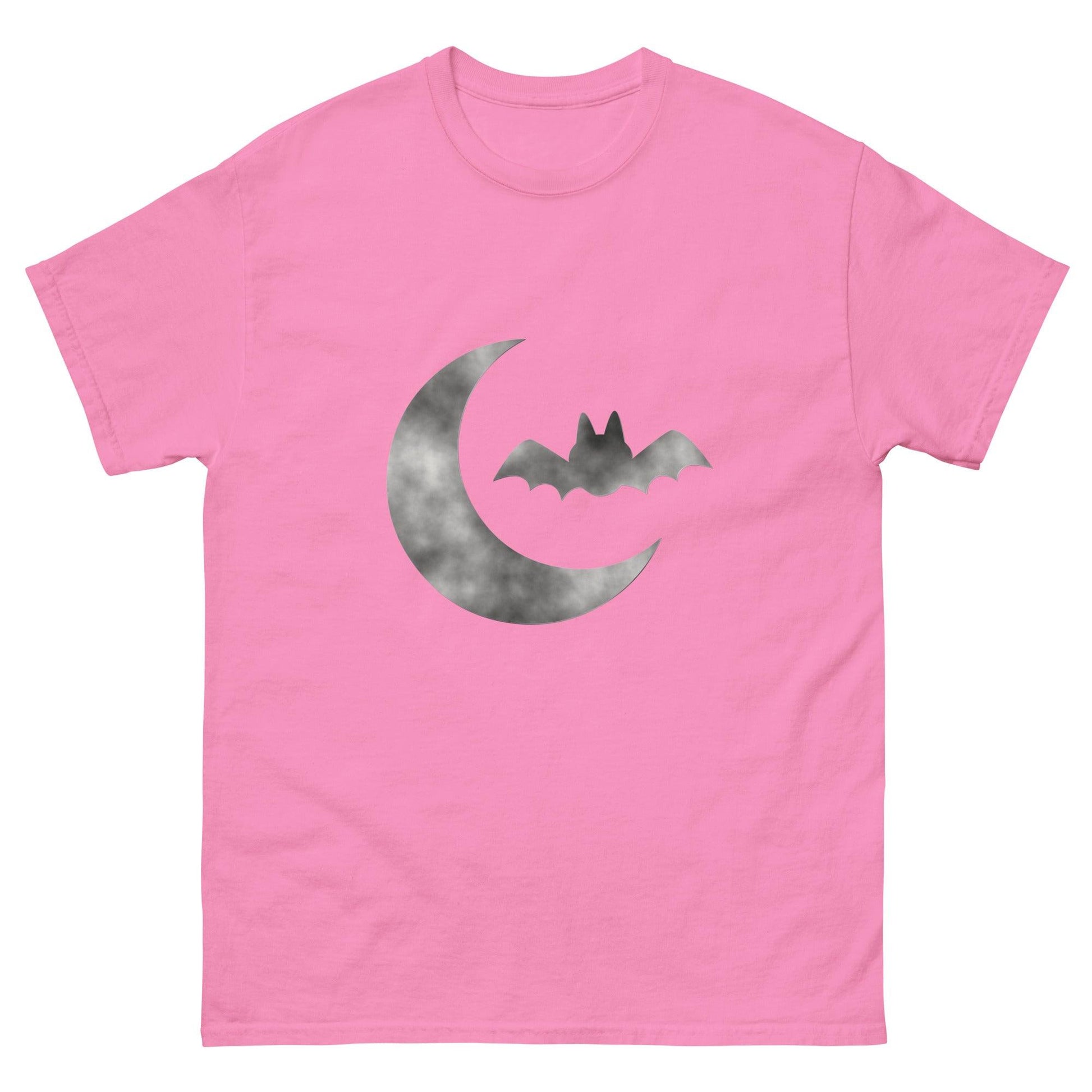 Halloween Cloudy Moon Bat Men's classic tee / Bat T-Shirt - Lizard Vigilante