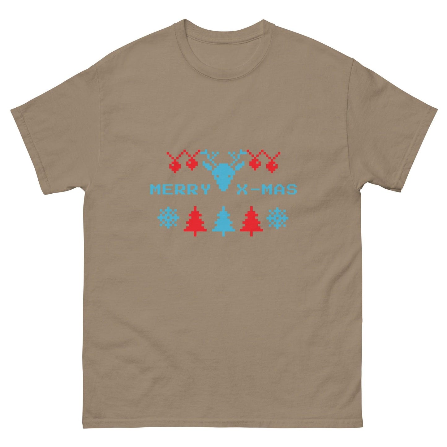 Merry X-Mas Reindeer Men's classic tee - Lizard Vigilante