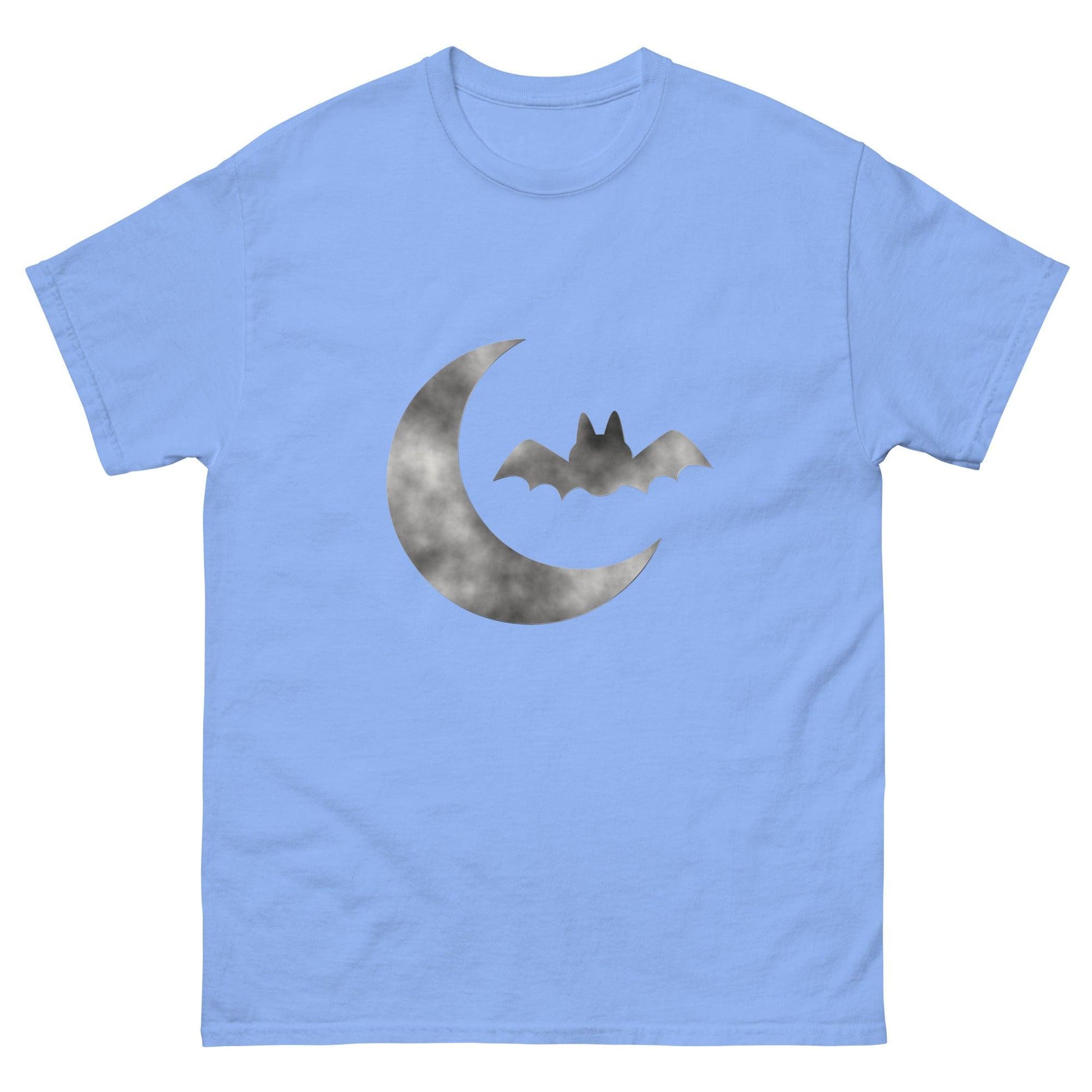 Halloween Cloudy Moon Bat Men's classic tee / Bat T-Shirt - Lizard Vigilante