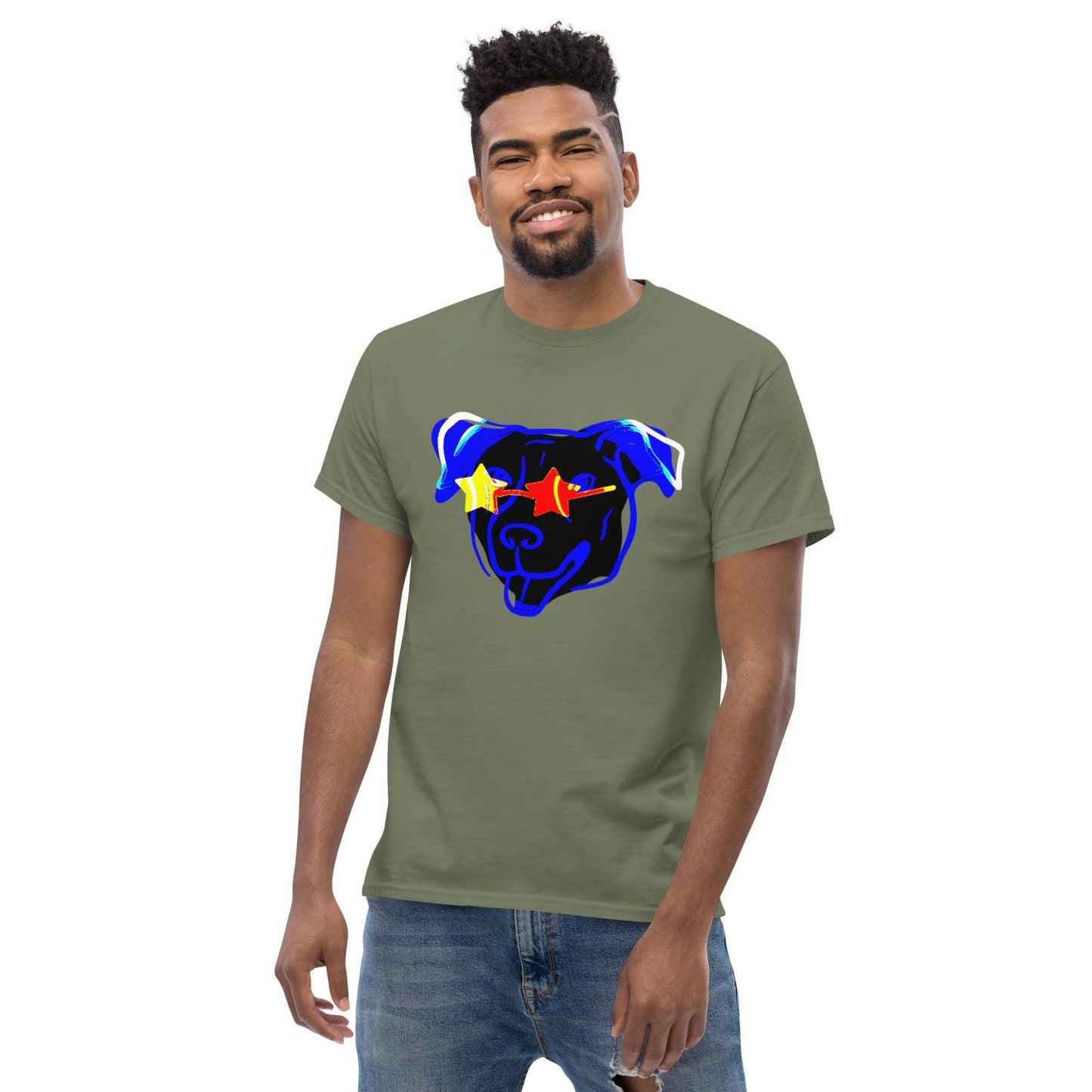 Blue Star Dawg Men's classic tee - Lizard Vigilante