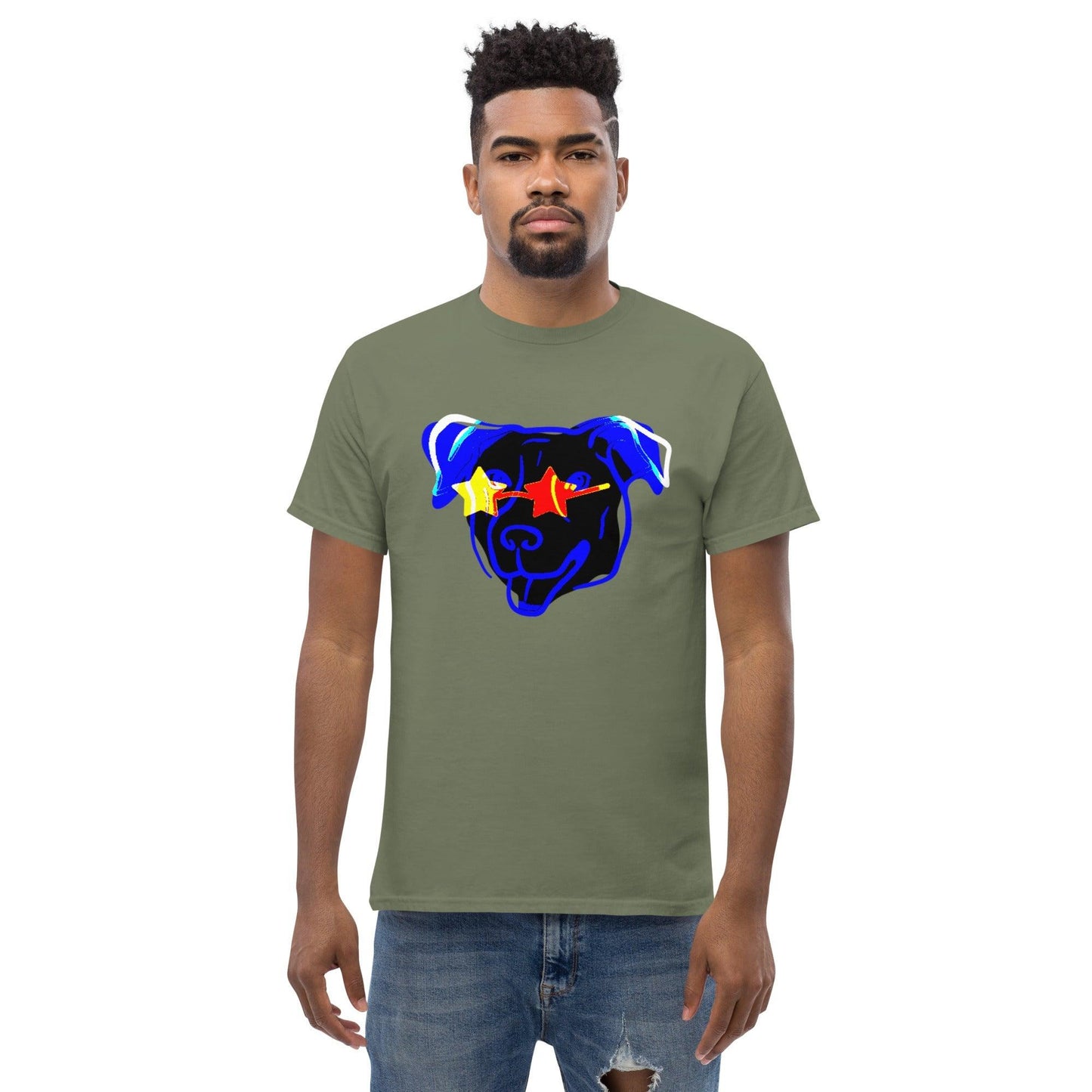 Blue Star Dawg Men's classic tee - Lizard Vigilante