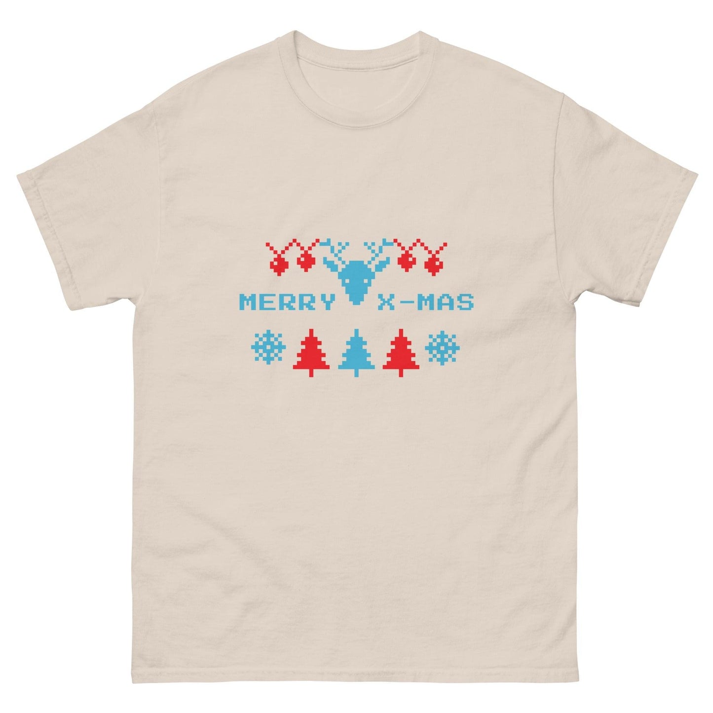 Merry X-Mas Reindeer Men's classic tee - Lizard Vigilante