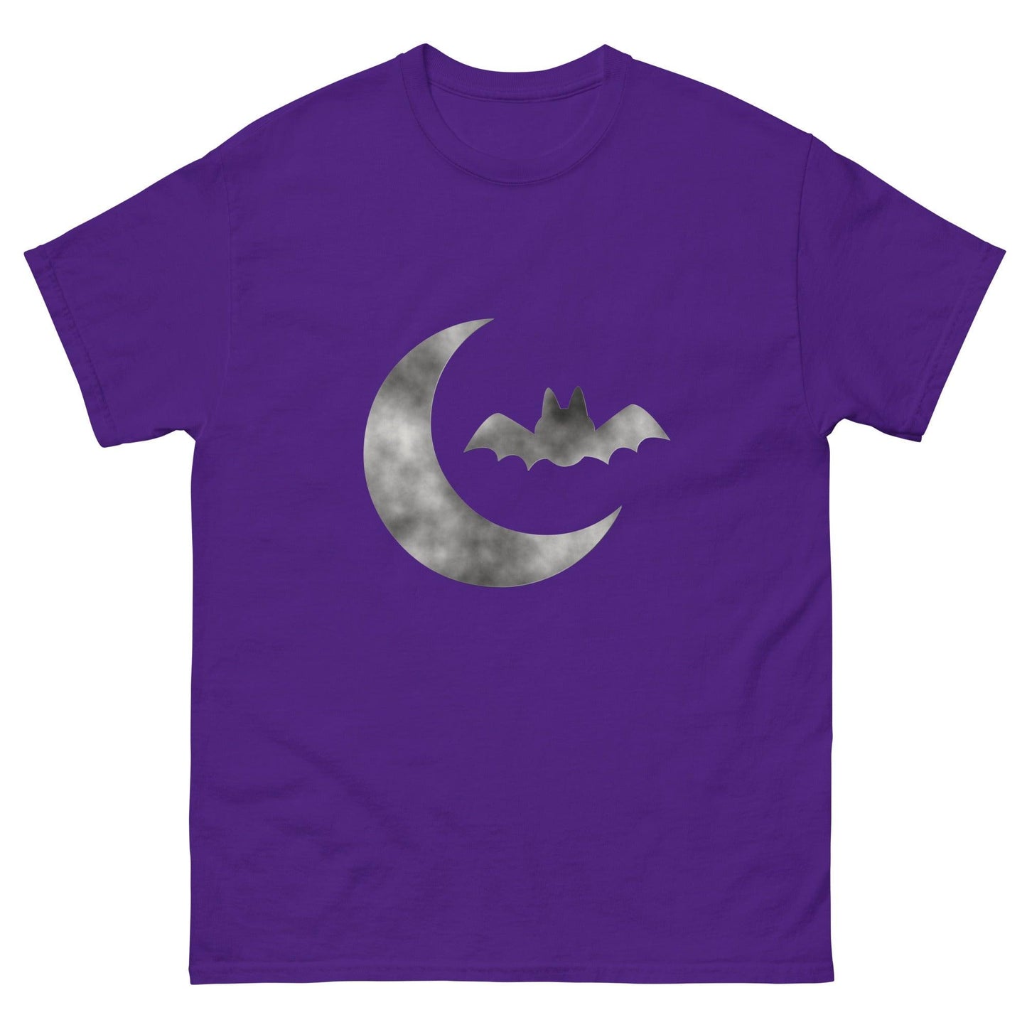 Halloween Cloudy Moon Bat Men's classic tee / Bat T-Shirt - Lizard Vigilante