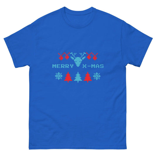 Merry X-Mas Reindeer Men's classic tee - Lizard Vigilante