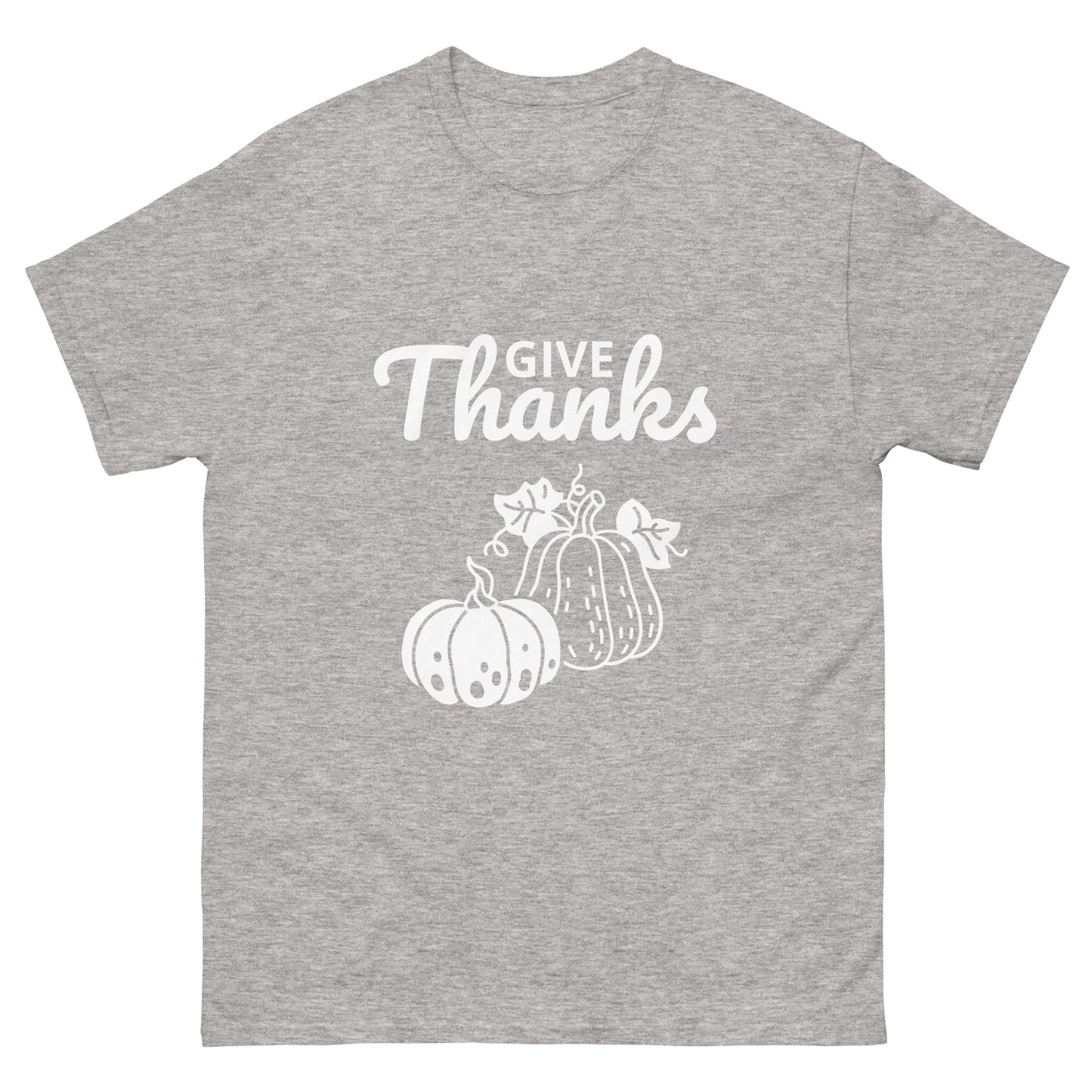 Give Thanks Thanksgiving Men's Classic Tee T-Shirt - Lizard Vigilante