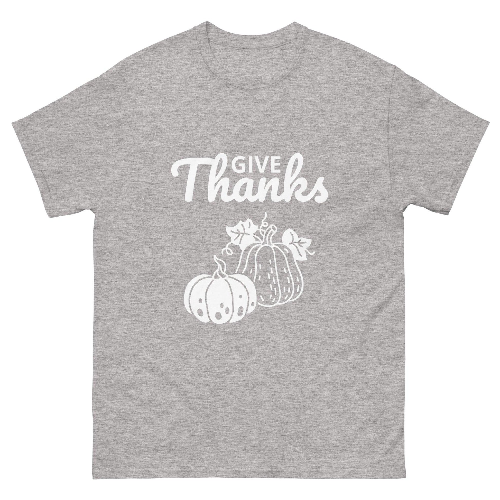 Give Thanks Thanksgiving Men's Classic Tee T-Shirt - Lizard Vigilante