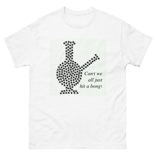 Can't We All Just Hit a Bong | Retro Weed T-Shirt - Premium T-shirt from Lizard Vigilante - Just $23.88! Shop now at Lizard Vigilante