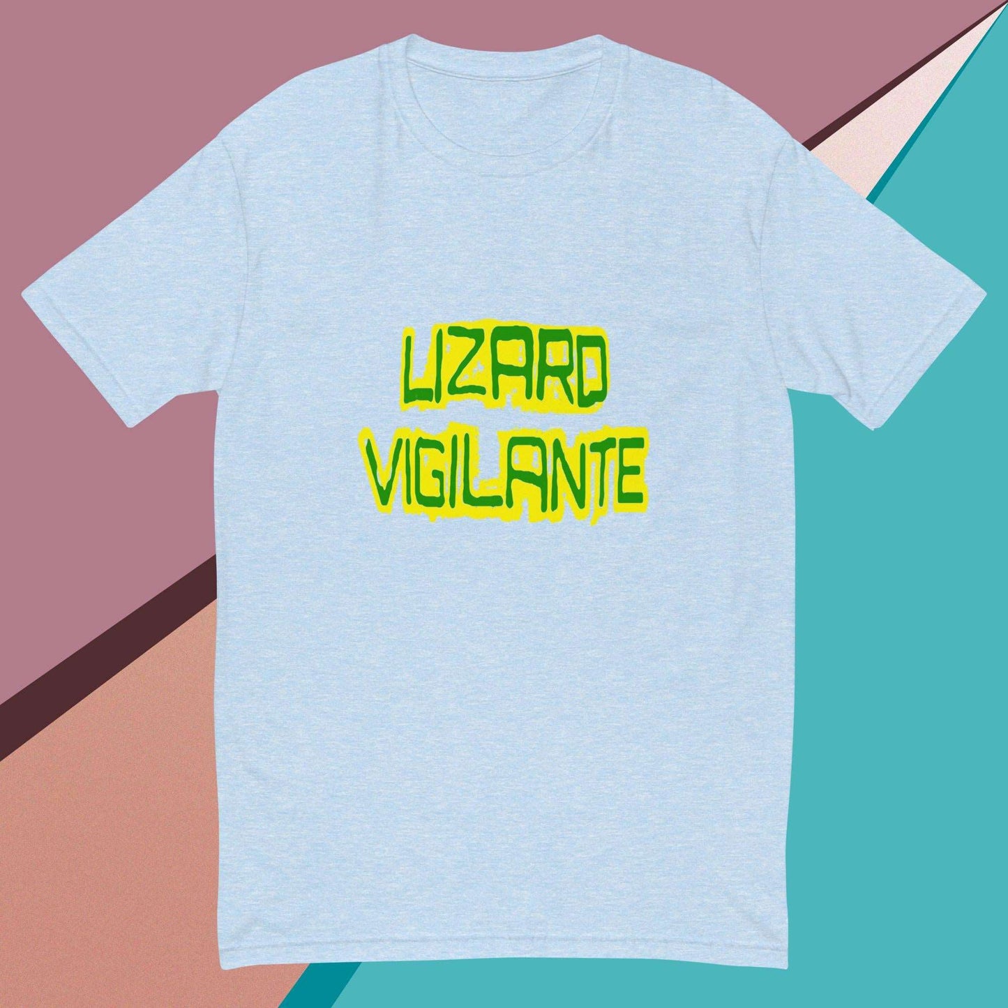 Green & Gold Lizard Vigilante Short Sleeve T-shirt LOGO TEE - Lizard Vigilante