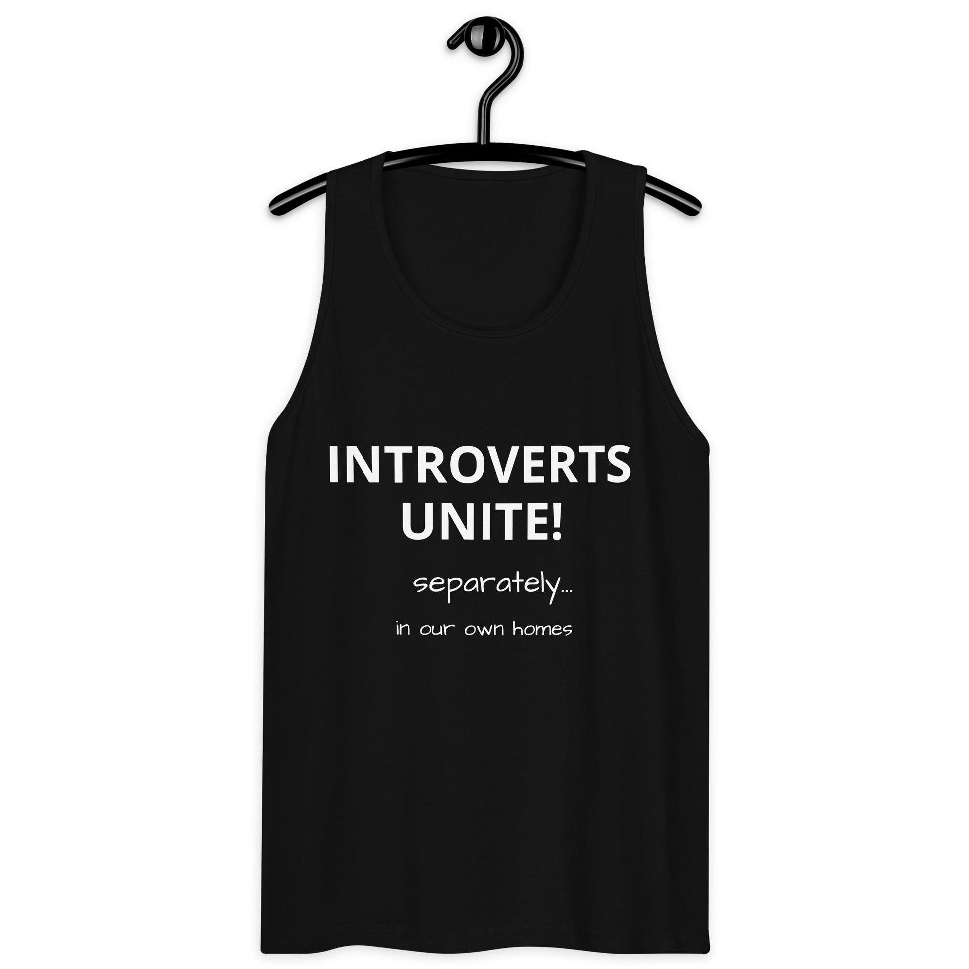 INTROVERTS UNITE! Men’s Premium Tank Top - Lizard Vigilante