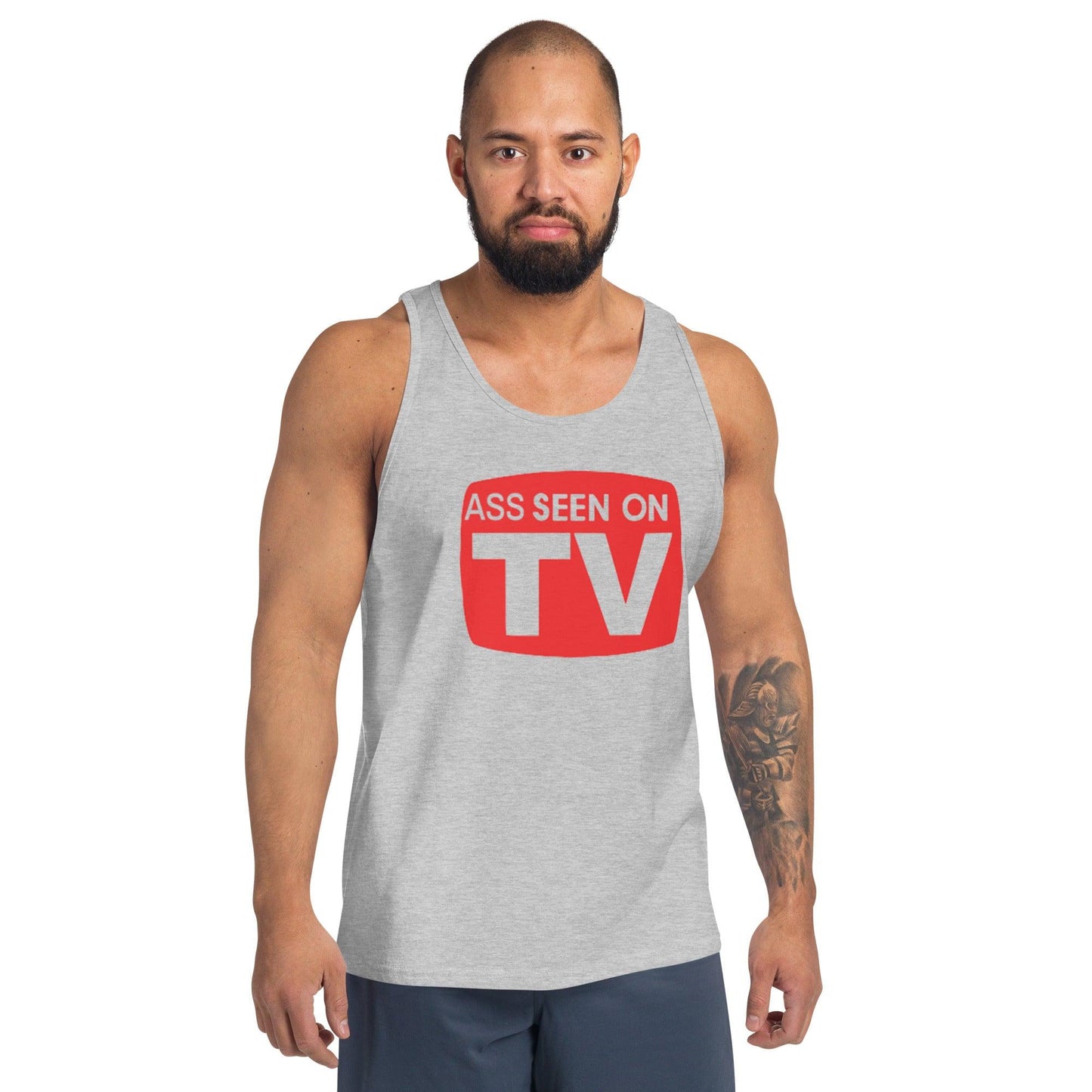 Ass Seen on TV Unisex Tank Top - Lizard Vigilante