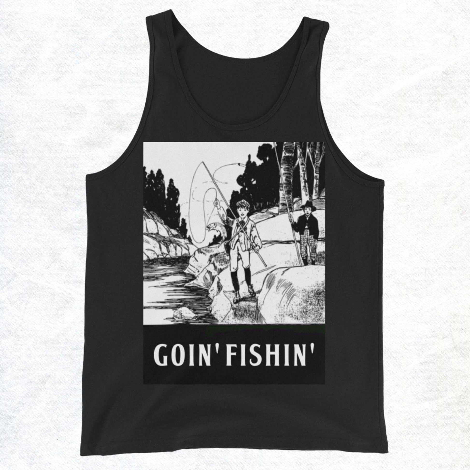 Goin' Fishin'... Not Comin' Back Unisex Tank Top - Lizard Vigilante