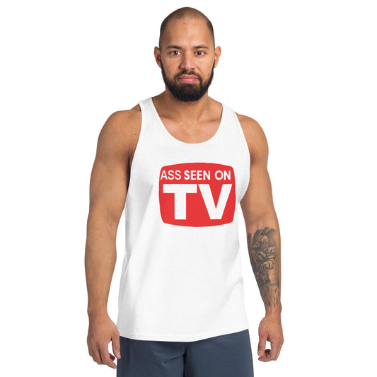 Ass Seen on TV Unisex Tank Top - Lizard Vigilante