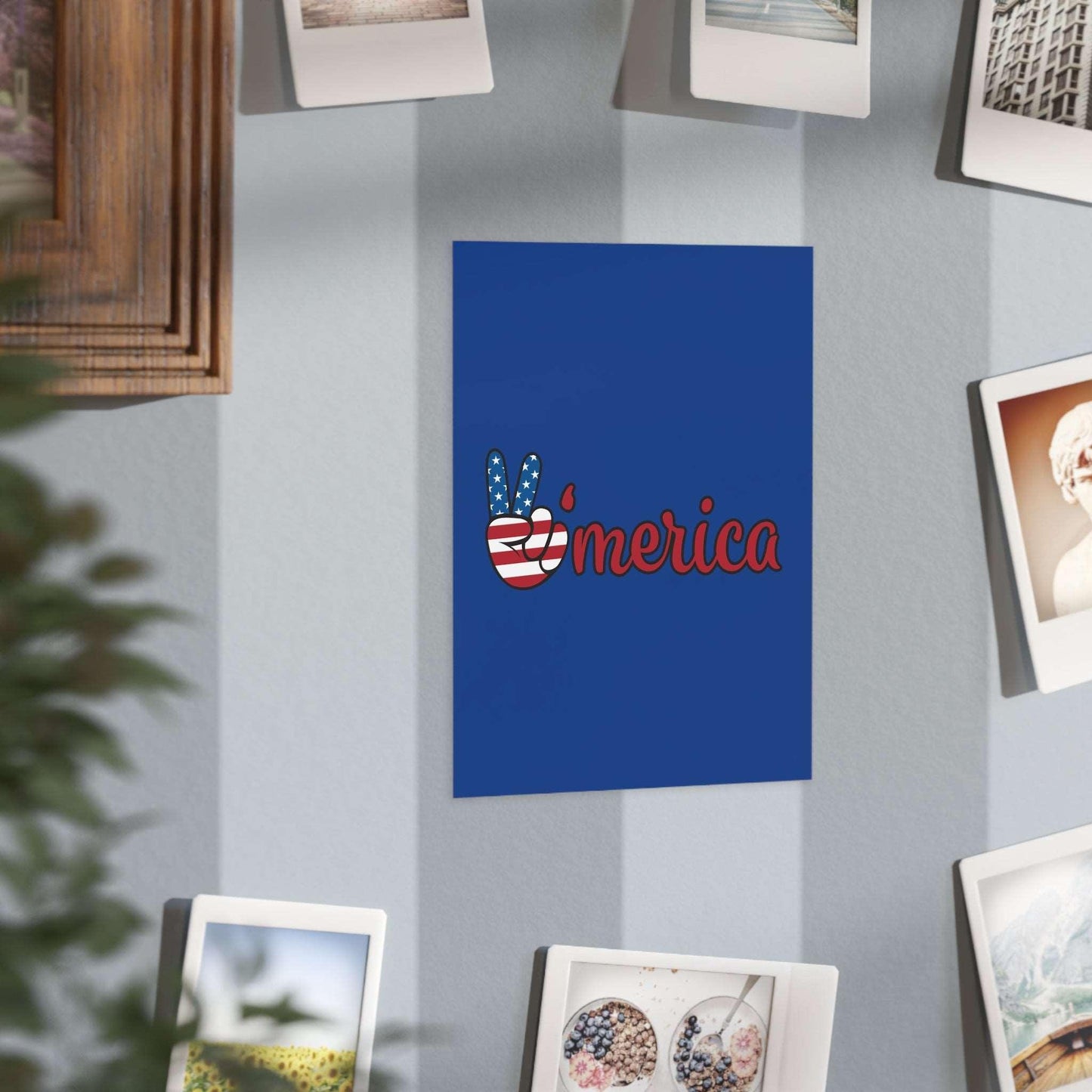 'merica USA Red White and Blue Unframed Prints - Premium Paper products from Printify - Just $54.99! Shop now at Lizard Vigilante