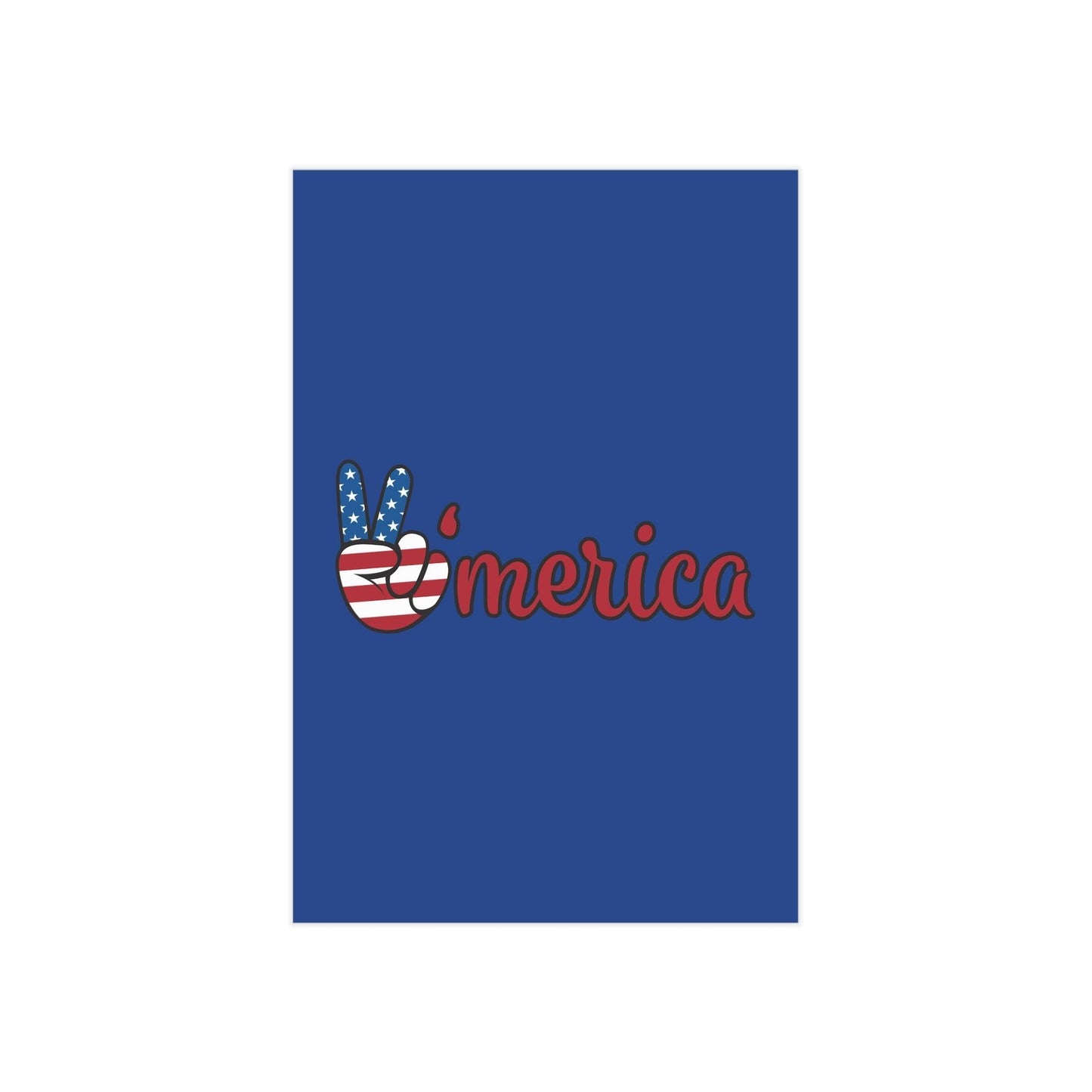 'merica USA Red White and Blue Unframed Prints - Premium Paper products from Printify - Just $54.99! Shop now at Lizard Vigilante