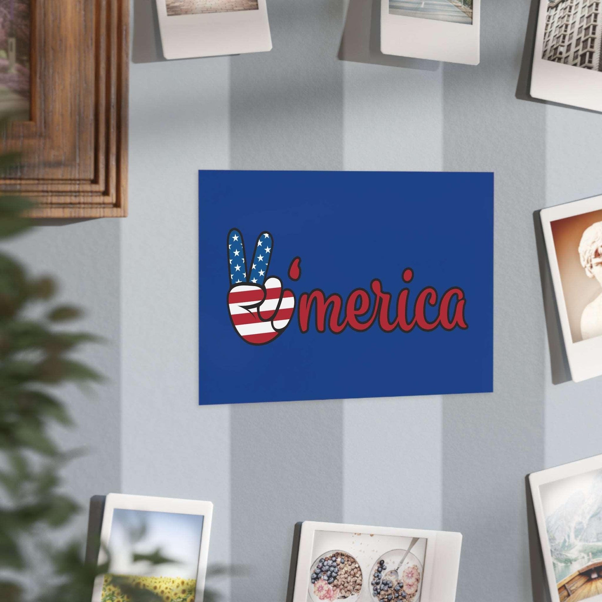 'merica USA Red White and Blue Unframed Prints - Premium Paper products from Printify - Just $54.99! Shop now at Lizard Vigilante