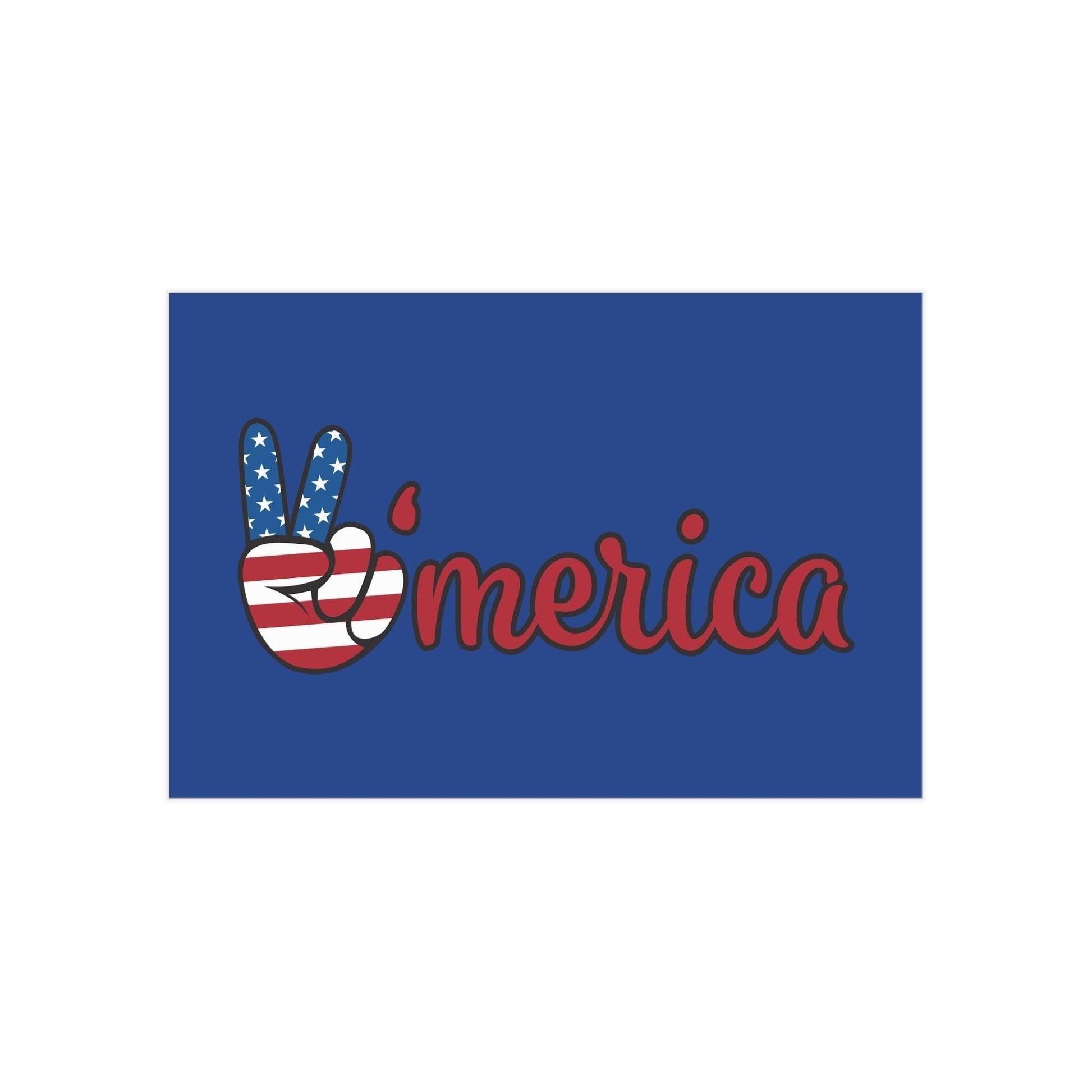 'merica USA Red White and Blue Unframed Prints - Premium Paper products from Printify - Just $54.99! Shop now at Lizard Vigilante