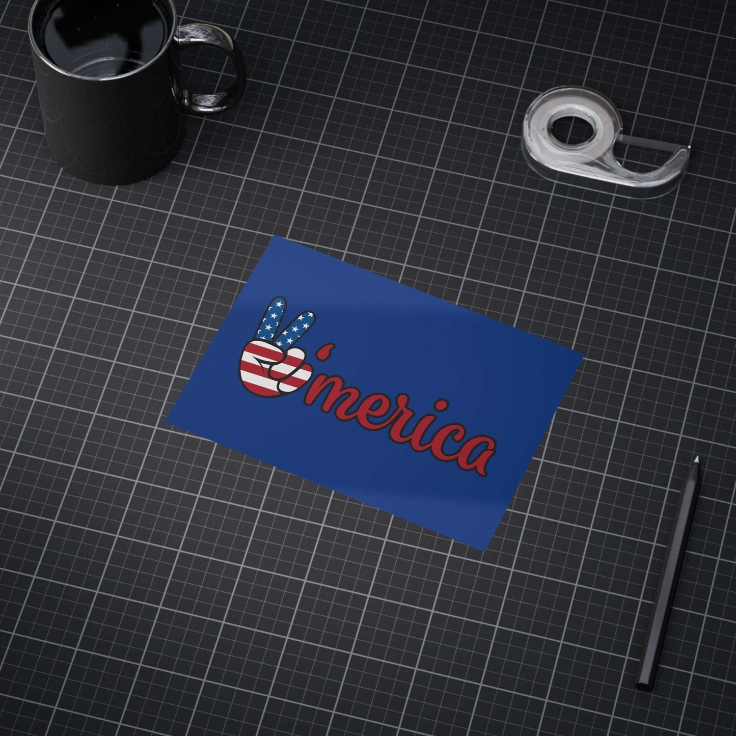 'merica USA Red White and Blue Unframed Prints - Premium Paper products from Printify - Just $54.99! Shop now at Lizard Vigilante