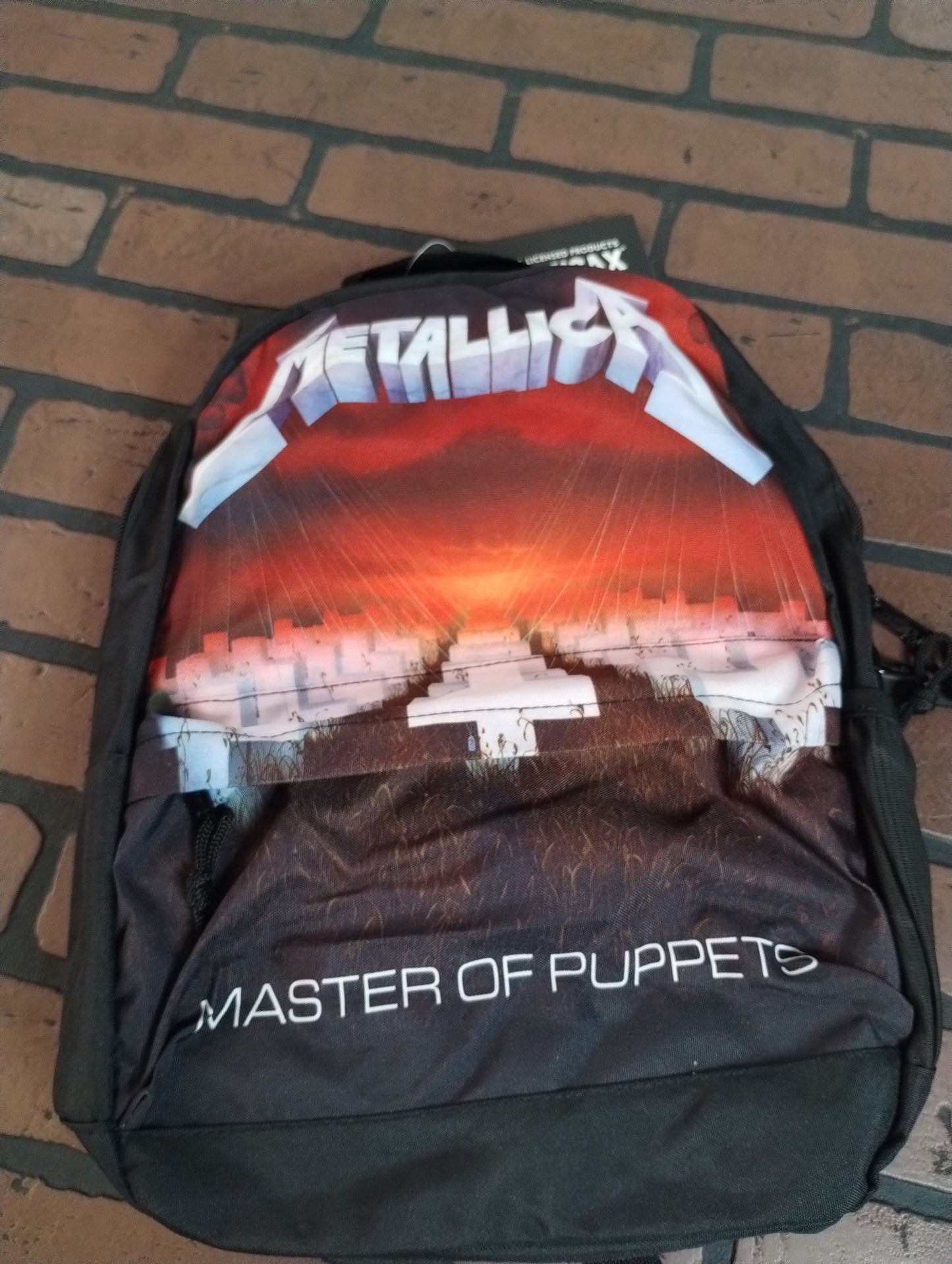 METALLICA - Rocksax Master of Puppets Classic Backpack ~New~