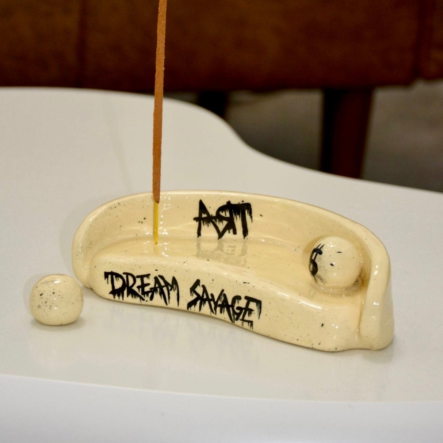 MID-CENTURY MODERN SOFA INCENSE HOLDER