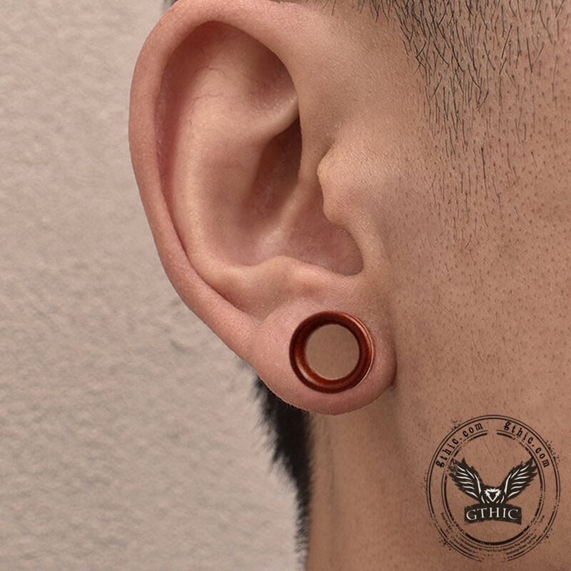 Minimalism Wood Tunnel Ear Gauges