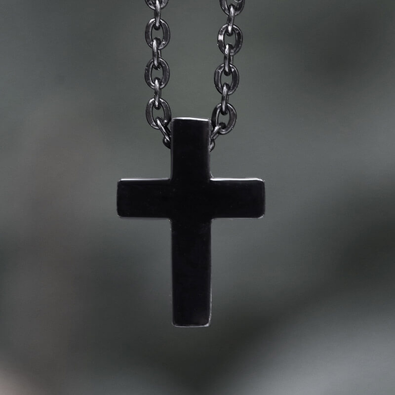 Minimalist Cross Stainless Steel Necklace