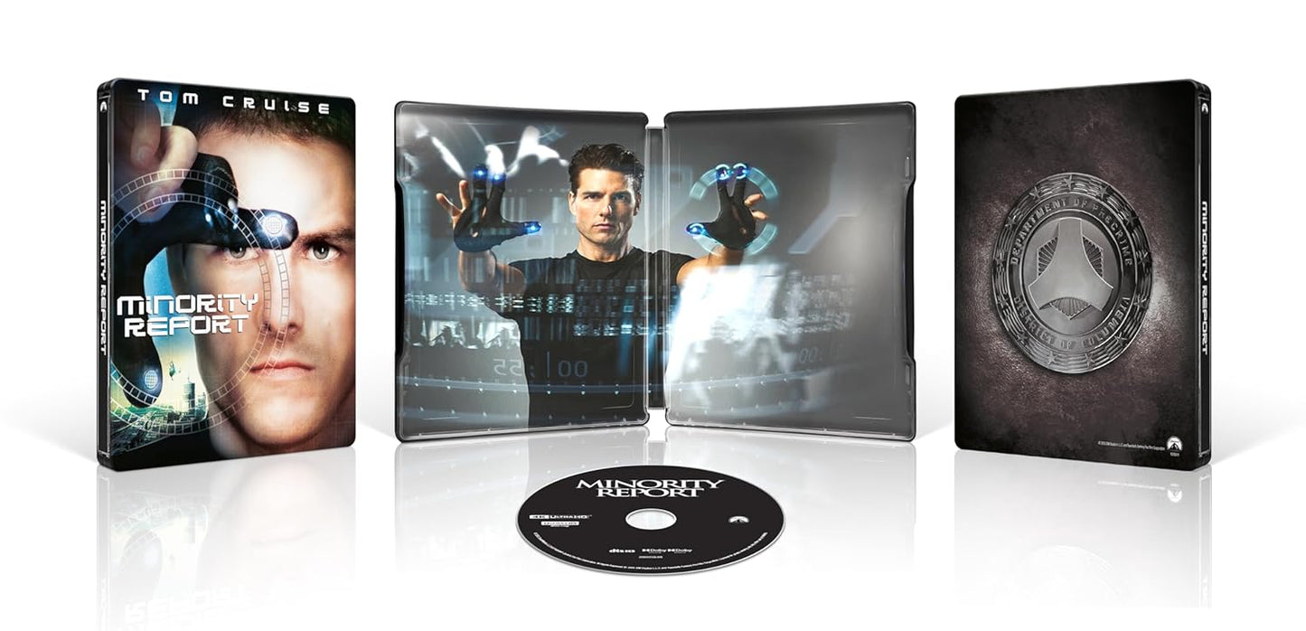 Minority Report - Limited Edition Steelbook (4K Ultra HD + Blu-ray + Digital)