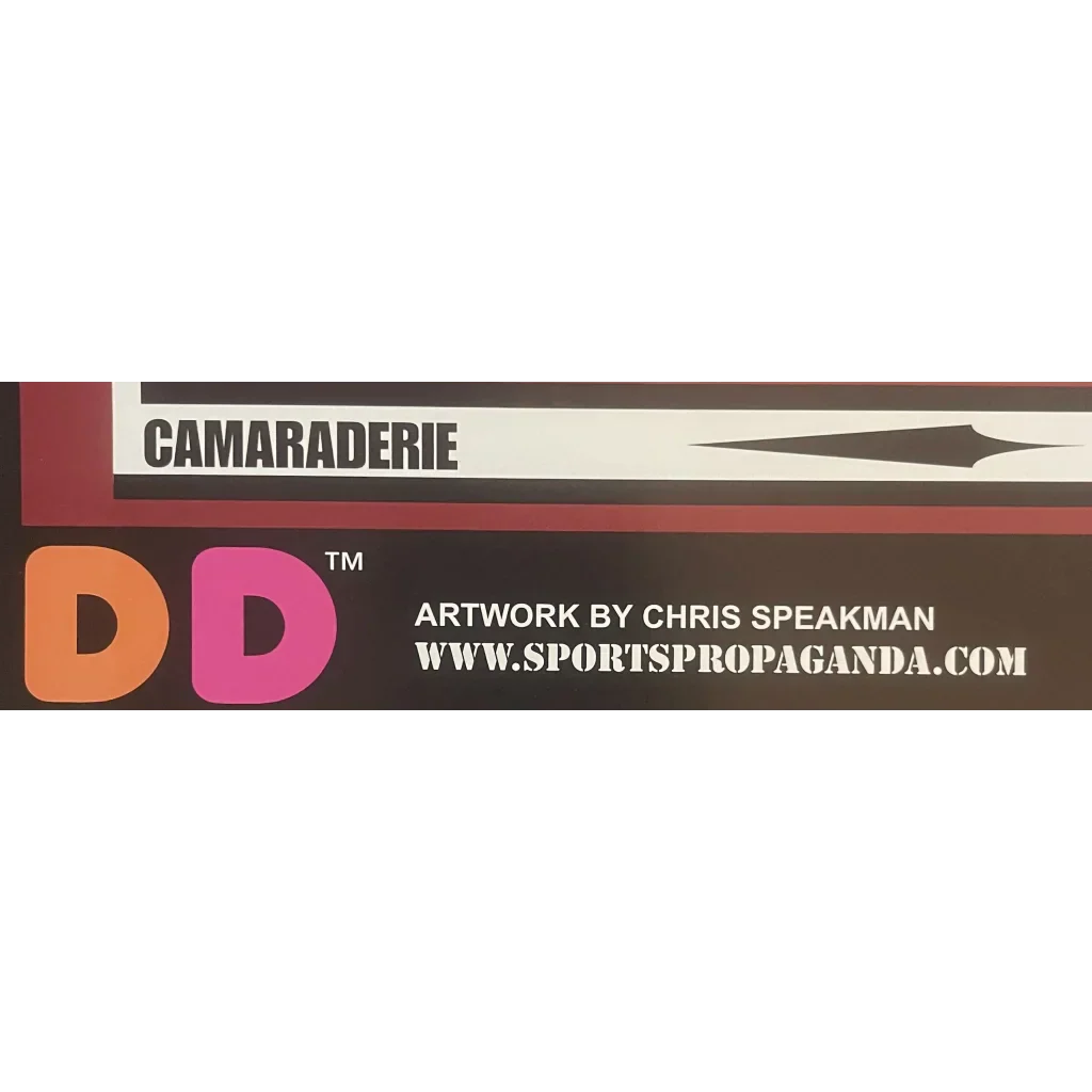 Rare 2008 Boston Red Sox Dunkin Donuts MLB Collector Poster