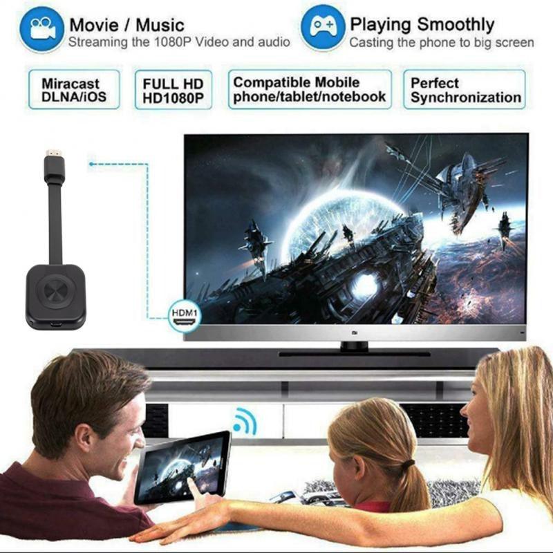 Mobile WiFi HD Projector Wifi HD Compatible Projector Wireless Mirroring Screen Display Adapter HD 1080P HDMI For TV Phone Laptop