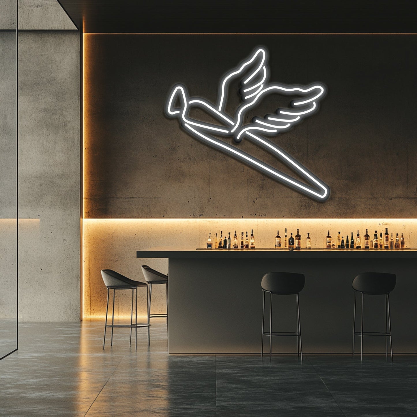 I Can Fly Metal Neon Wall Art- LN0159