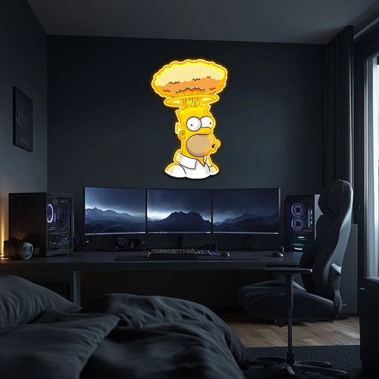 UV Printed Simpsons Neon Wall Art- LV0092