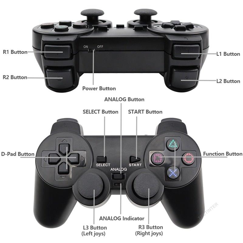 Modern Purple Wireless Joystick Gamepad Controller Along With Double Vibration Shock Perfect For PC Laptop Smart TV