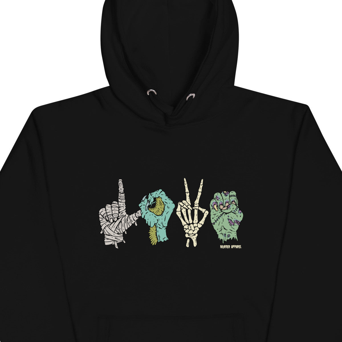 Monster Love Sign Language Hoodie