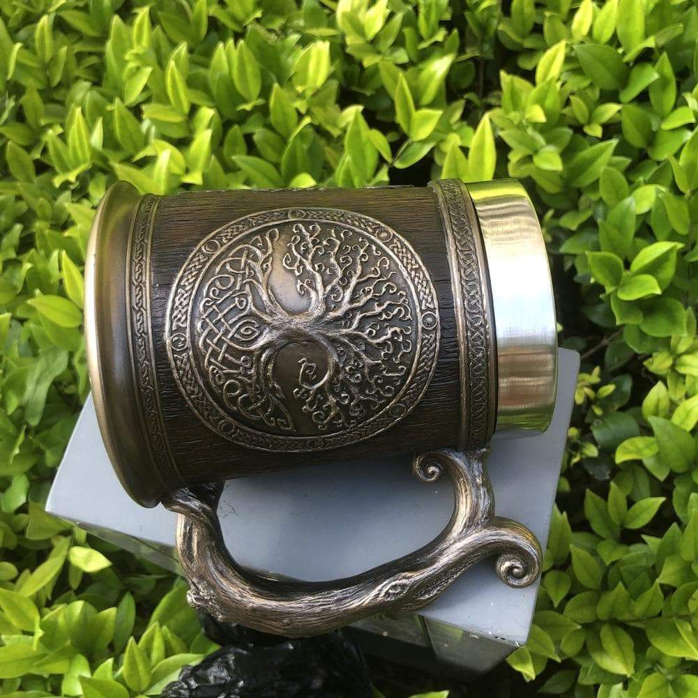 Viking Yggdrasil Tree of Life Tankard Mug