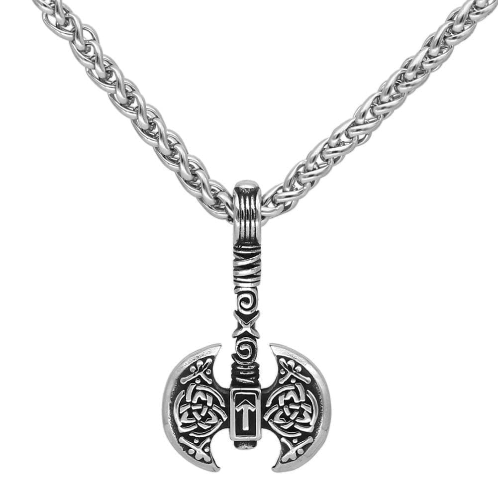 Vikings Nordic Axe Stainless Steel Neckalce