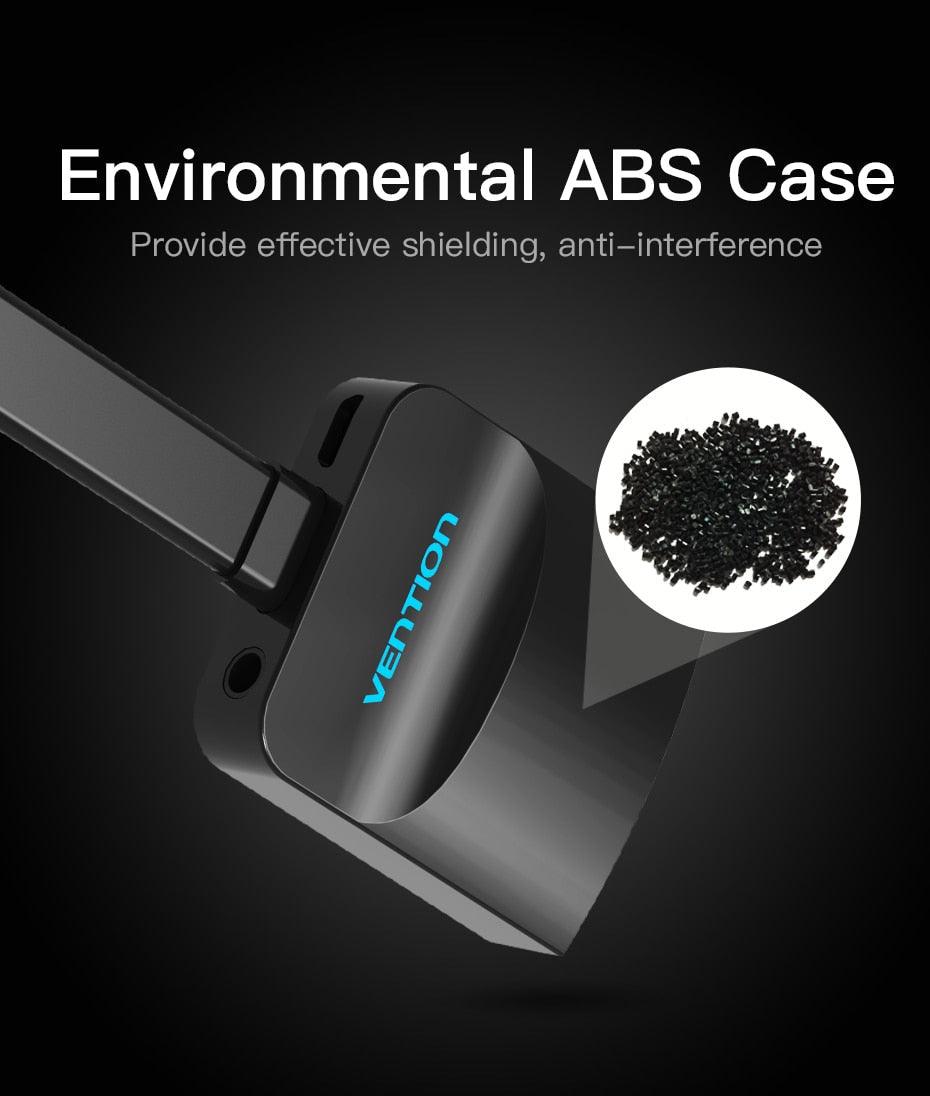 New HDMI To VGA Adapter Digital To Analog Video Audio Converter Cable Gold-Plated HDMI To VGA Adapter Black Design 1080p For Laptop TV Projector Gaming