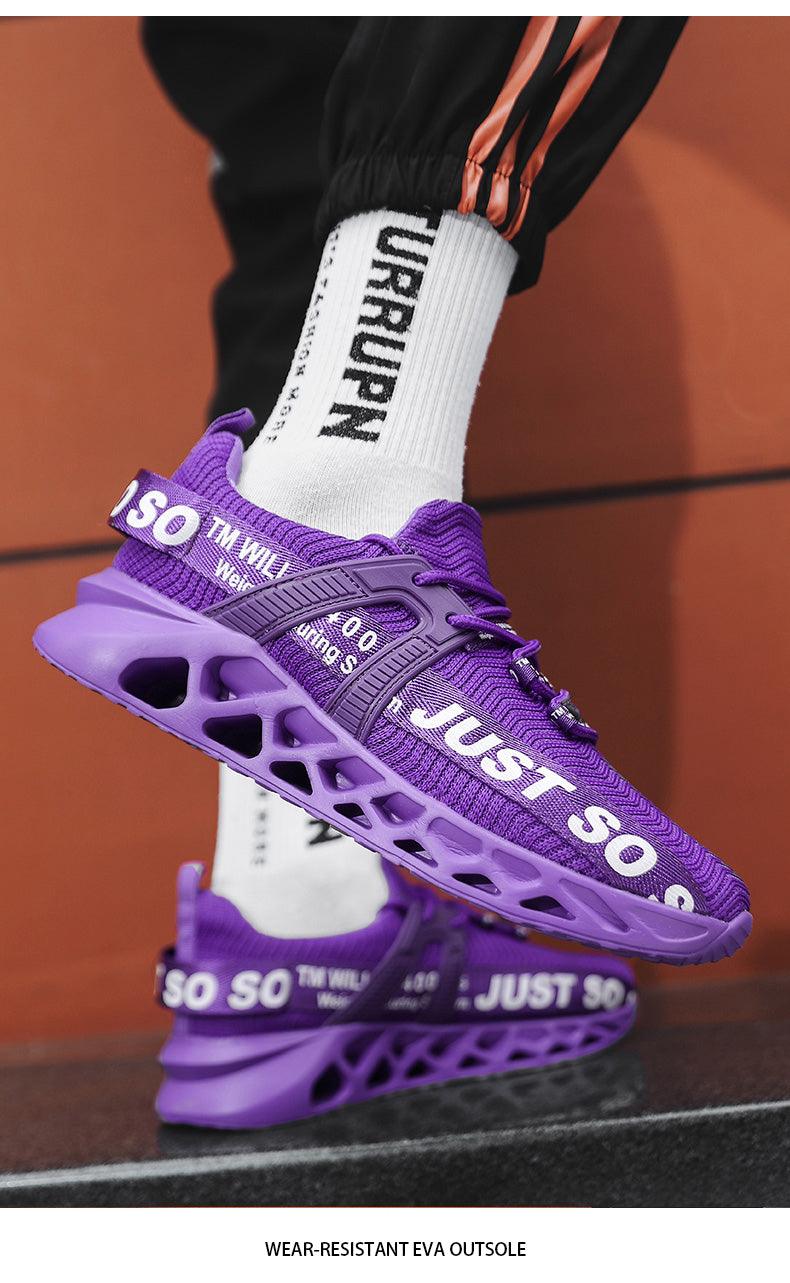 New Mens Sneakers Running Shoes Fashion Breathable Outdoor Sports Sneakers Soft Thick Bottom Athletic Men's Modern Running Sneakers For Outdoor Workout