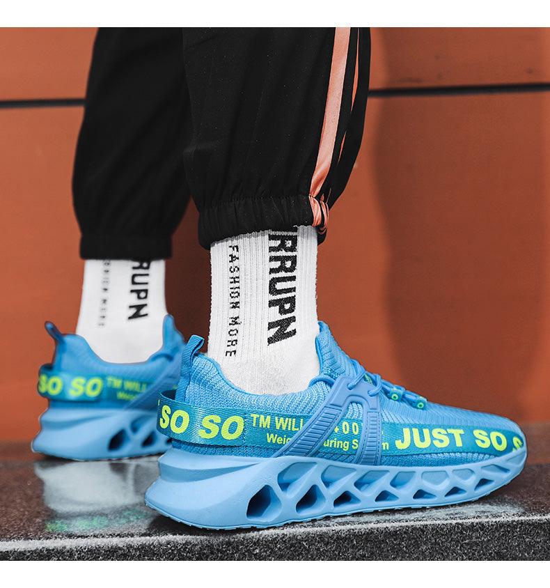 New Mens Sneakers Running Shoes Fashion Breathable Outdoor Sports Sneakers Soft Thick Bottom Athletic Men's Modern Running Sneakers For Outdoor Workout