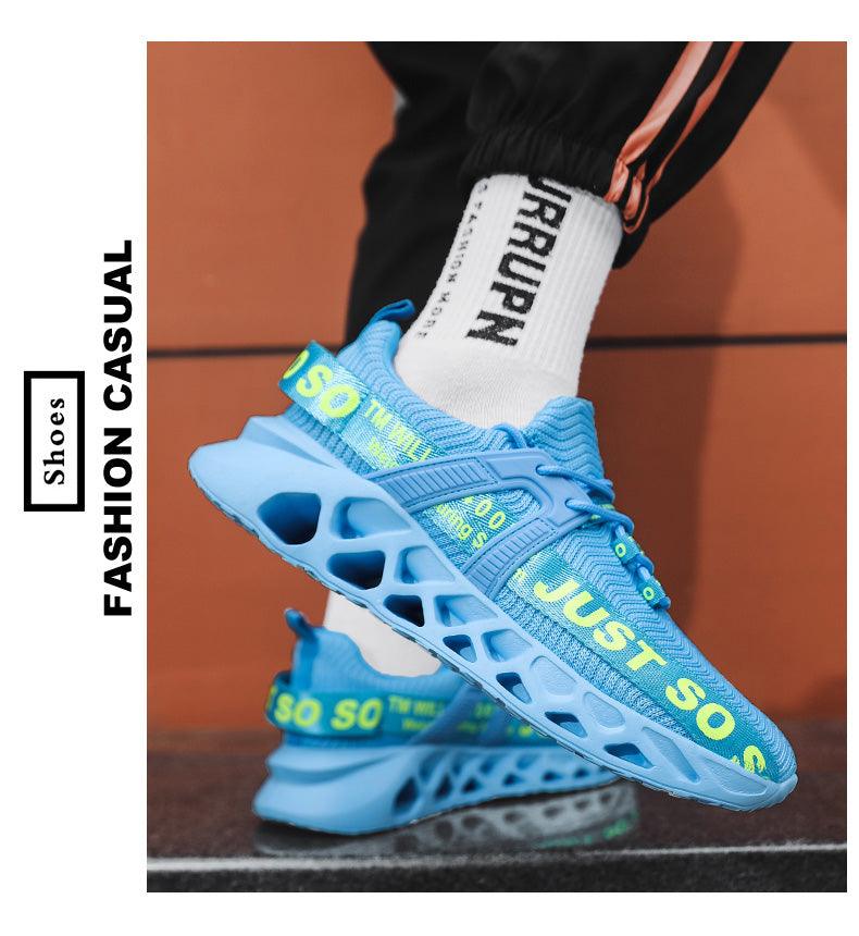 New Mens Sneakers Running Shoes Fashion Breathable Outdoor Sports Sneakers Soft Thick Bottom Athletic Men's Modern Running Sneakers For Outdoor Workout