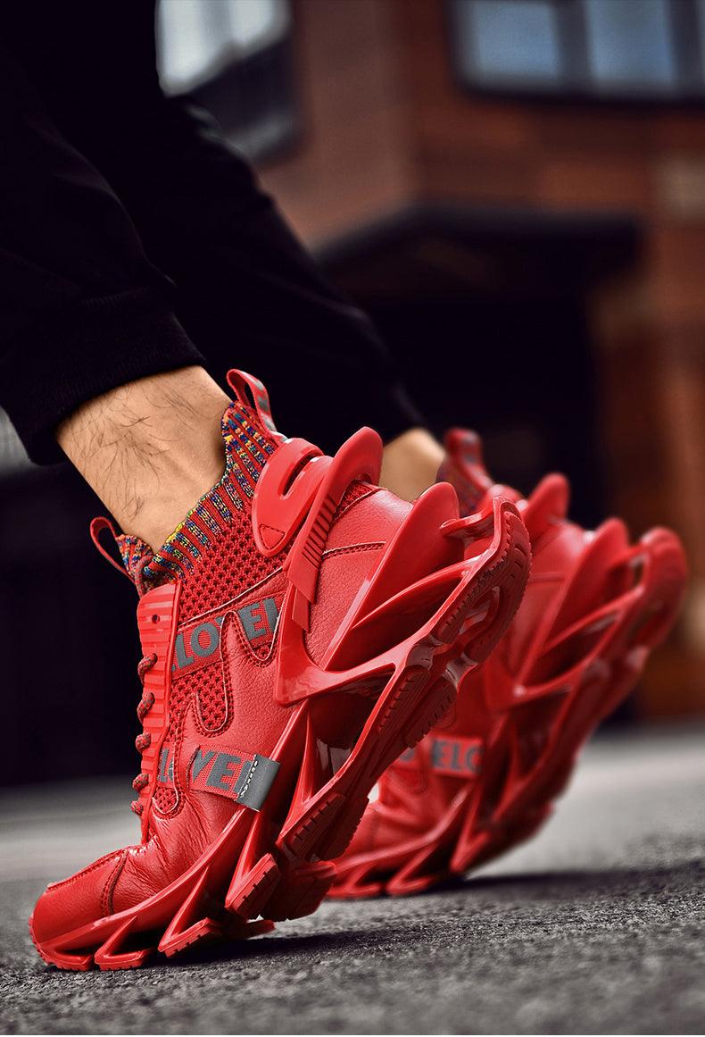 New Running Sneakers High Quality Breathable Mesh Sneakers For Jogging Walking Athletics Trainer Sports Men's Running Shoes Non Slip Athletic Tennis Walking Sneakers