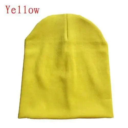 New Trendy  Baby Street Dance Hip Hat Cotton Spring Autumn Toddler Cap Scarf For Boys Girls Winter Warm Solid Color Children Hat Men's Winter Hat Warm Orange Yellow Red Blue Black Knitted Casual Hat