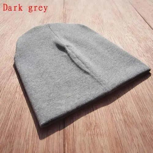 New Trendy  Baby Street Dance Hip Hat Cotton Spring Autumn Toddler Cap Scarf For Boys Girls Winter Warm Solid Color Children Hat Men's Winter Hat Warm Orange Yellow Red Blue Black Knitted Casual Hat