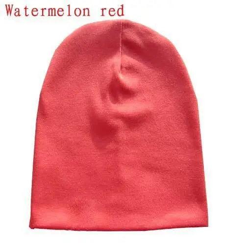 New Trendy  Baby Street Dance Hip Hat Cotton Spring Autumn Toddler Cap Scarf For Boys Girls Winter Warm Solid Color Children Hat Men's Winter Hat Warm Orange Yellow Red Blue Black Knitted Casual Hat
