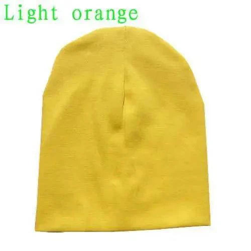 New Trendy  Baby Street Dance Hip Hat Cotton Spring Autumn Toddler Cap Scarf For Boys Girls Winter Warm Solid Color Children Hat Men's Winter Hat Warm Orange Yellow Red Blue Black Knitted Casual Hat