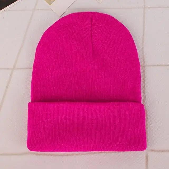 New Winter Hats for Women Men Beanies Knitted Solid Cool Hat Girls Autumn Female Beanie Warm Bonnet Casual Cap For Winter  Knitted Autumn Winter Cap Warm Elastic Winter Women and Men Hat