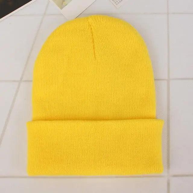New Winter Hats for Women Men Beanies Knitted Solid Cool Hat Girls Autumn Female Beanie Warm Bonnet Casual Cap For Winter  Knitted Autumn Winter Cap Warm Elastic Winter Women and Men Hat