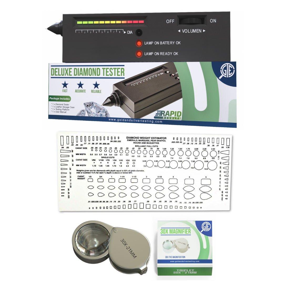 Purity Testing Kit for Diamonds Gemstones Moissanites Gold Silver and Platinum Jewelry Electronic Digital Diamond Tester Machine JSP GTE