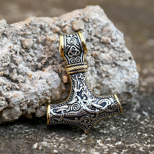 Nordic Thor’s Hammer Stainless Steel Pendant
