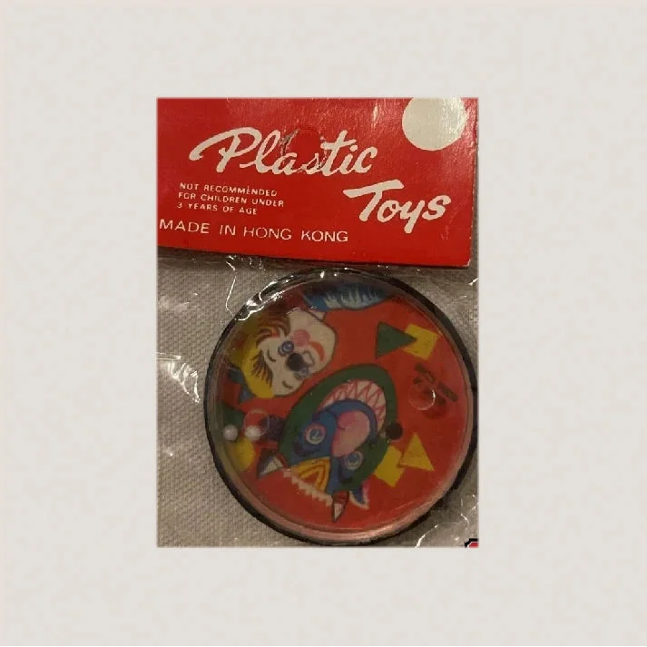 Nostalgic 1950s Gargoyle and Clown Vintage Toy Puzzle Game