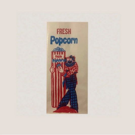 Nostalgic Circus Charm Vintage Popcorn Bag Collectible