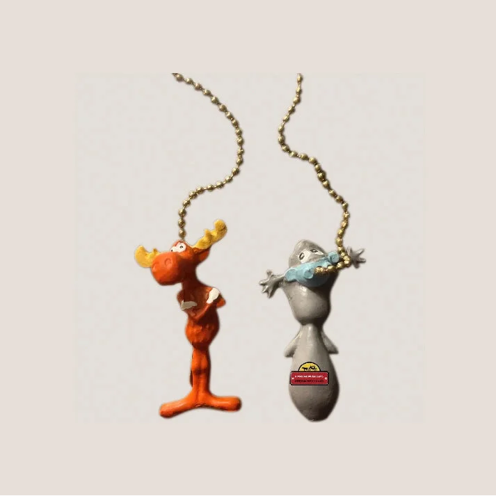 Nostalgic Rocky & Bullwinkle Fan Light Pull Brings 80s Magic